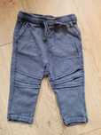 Spodnie jeans dresowe dla chłopca elastyczne r.74