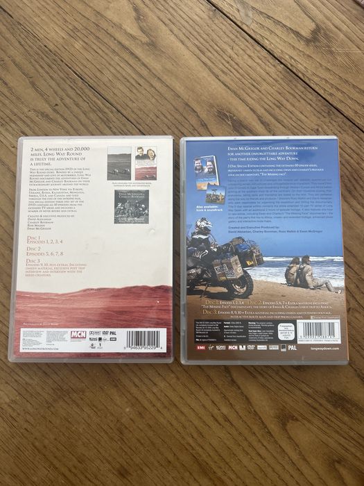 Long Way Round e Long Way Down DVD BMW GS