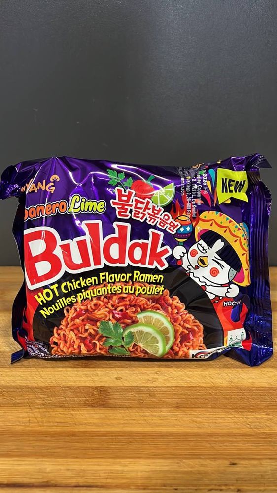 Локшина Samyang Buldak Hot Chicken Ramen Habanero Lime