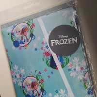 Frozen Elsa Kraina Lodu - okładka, etui, otulacz z tkaniny na książkę