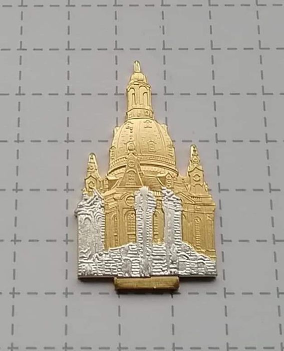 Науру 10 $ 2004р. Срібло з позолотою. Пам'ятки. Рідкісна. ПРУФ!