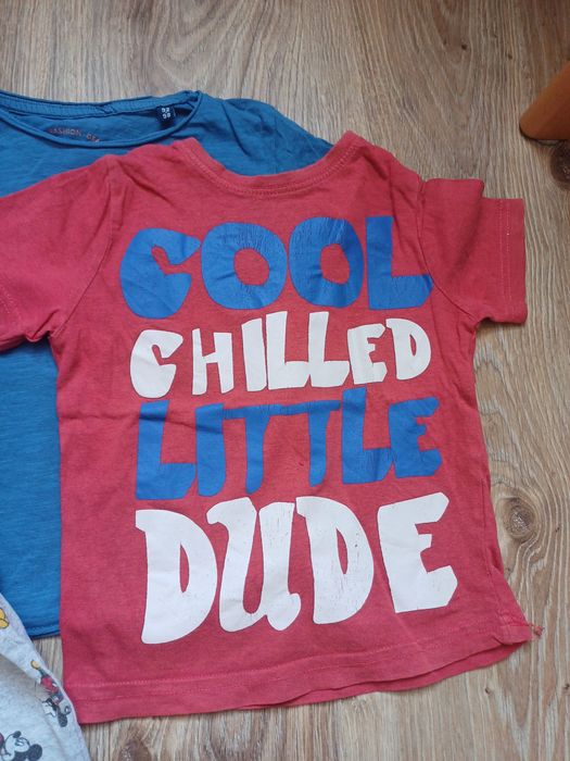 4 koszulki z krótkim rękawem chłopięce 92