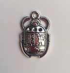 Egipt amulet skarabeusz hieroglify zawieszka