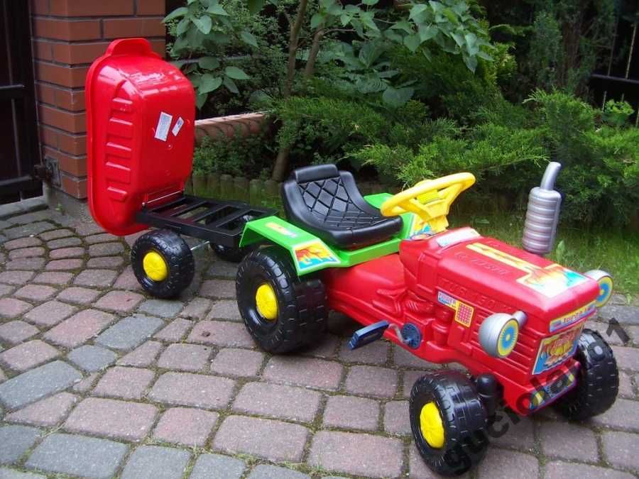 Traktor dla dzieci z przyczeką sklep niepołomice od +2 lat lub koparka