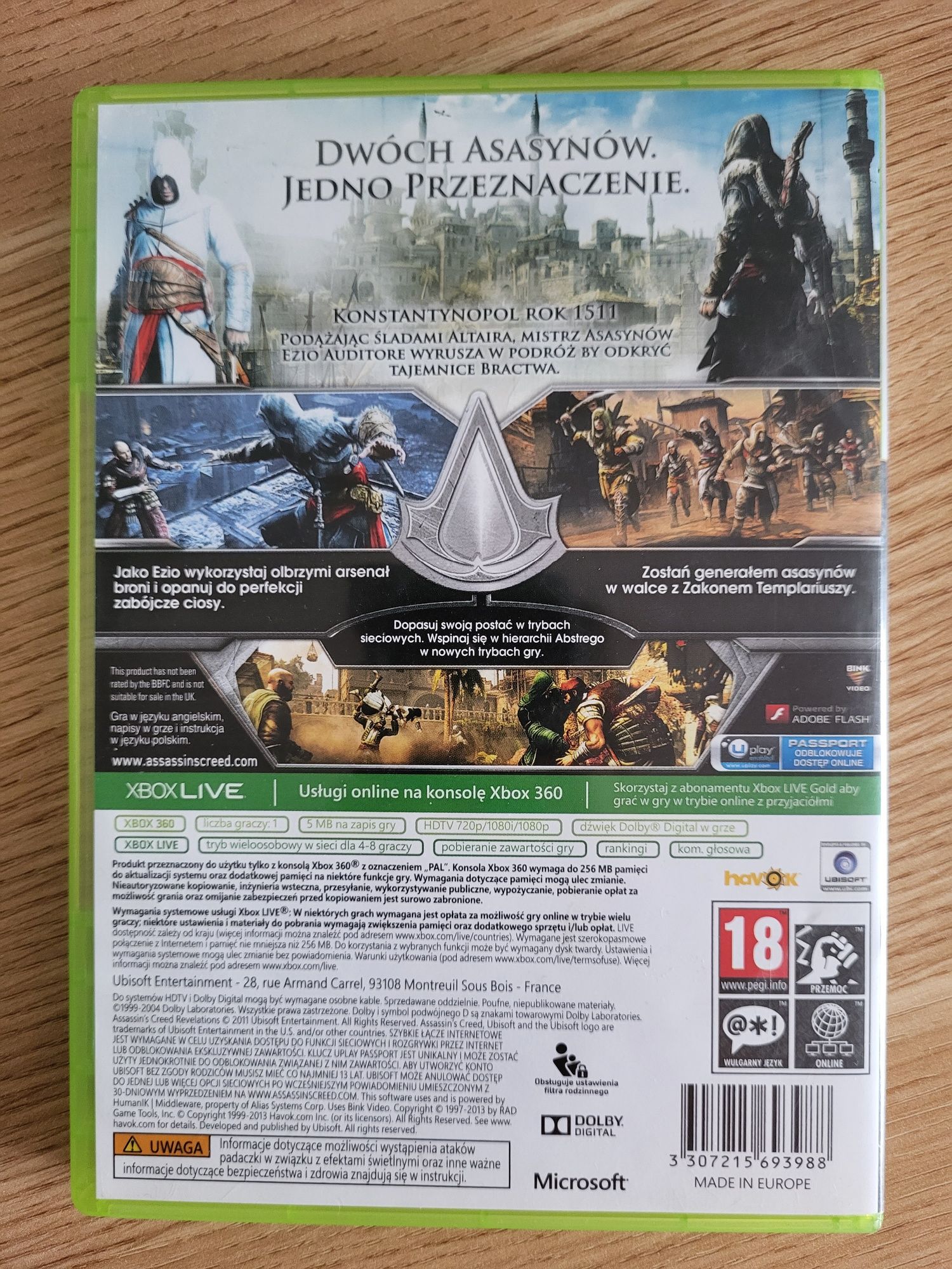 Assassins creed revelations gra xbox 360