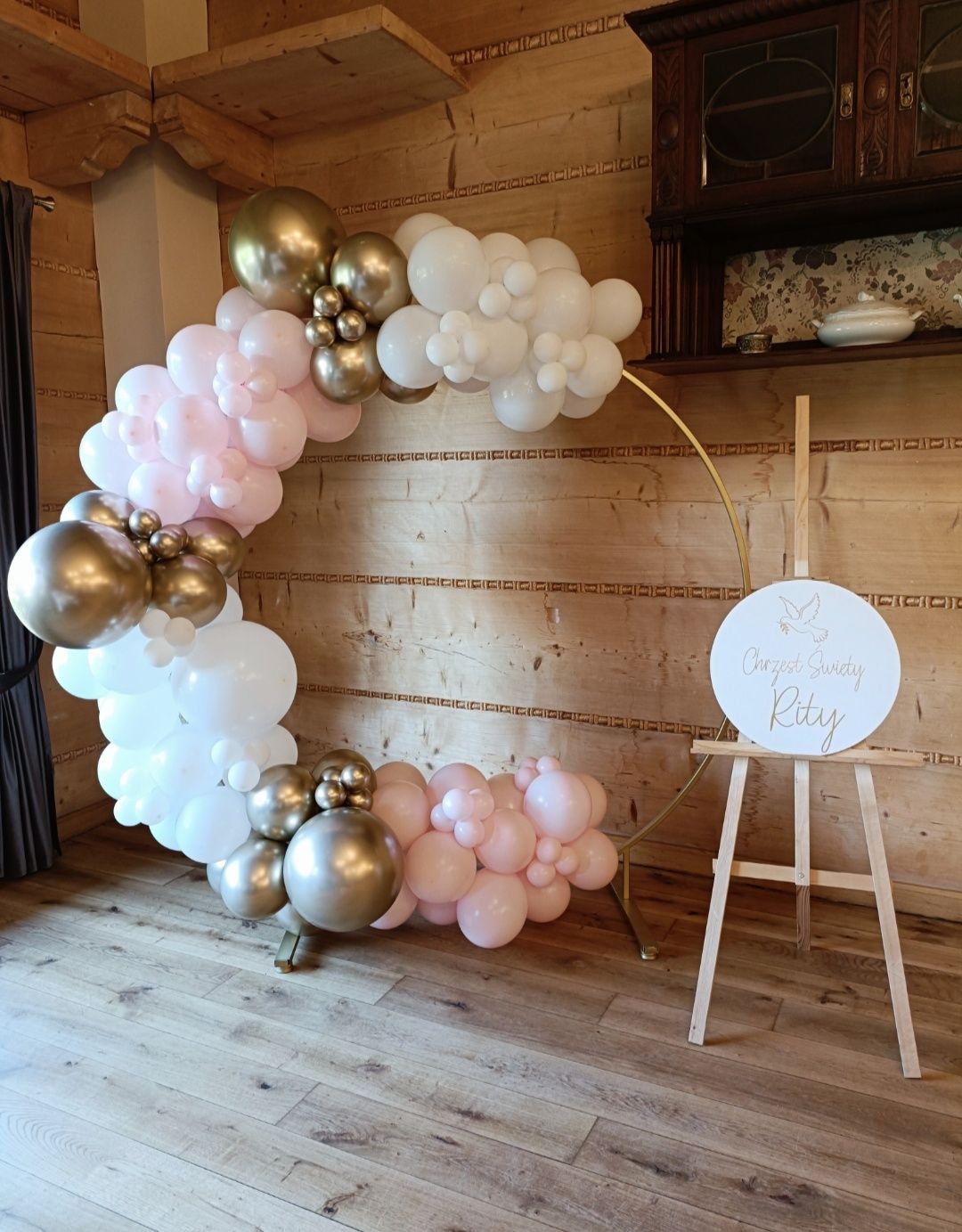 Dekoracje balonowe komunia chrzest urodziny roczek 18 eventy