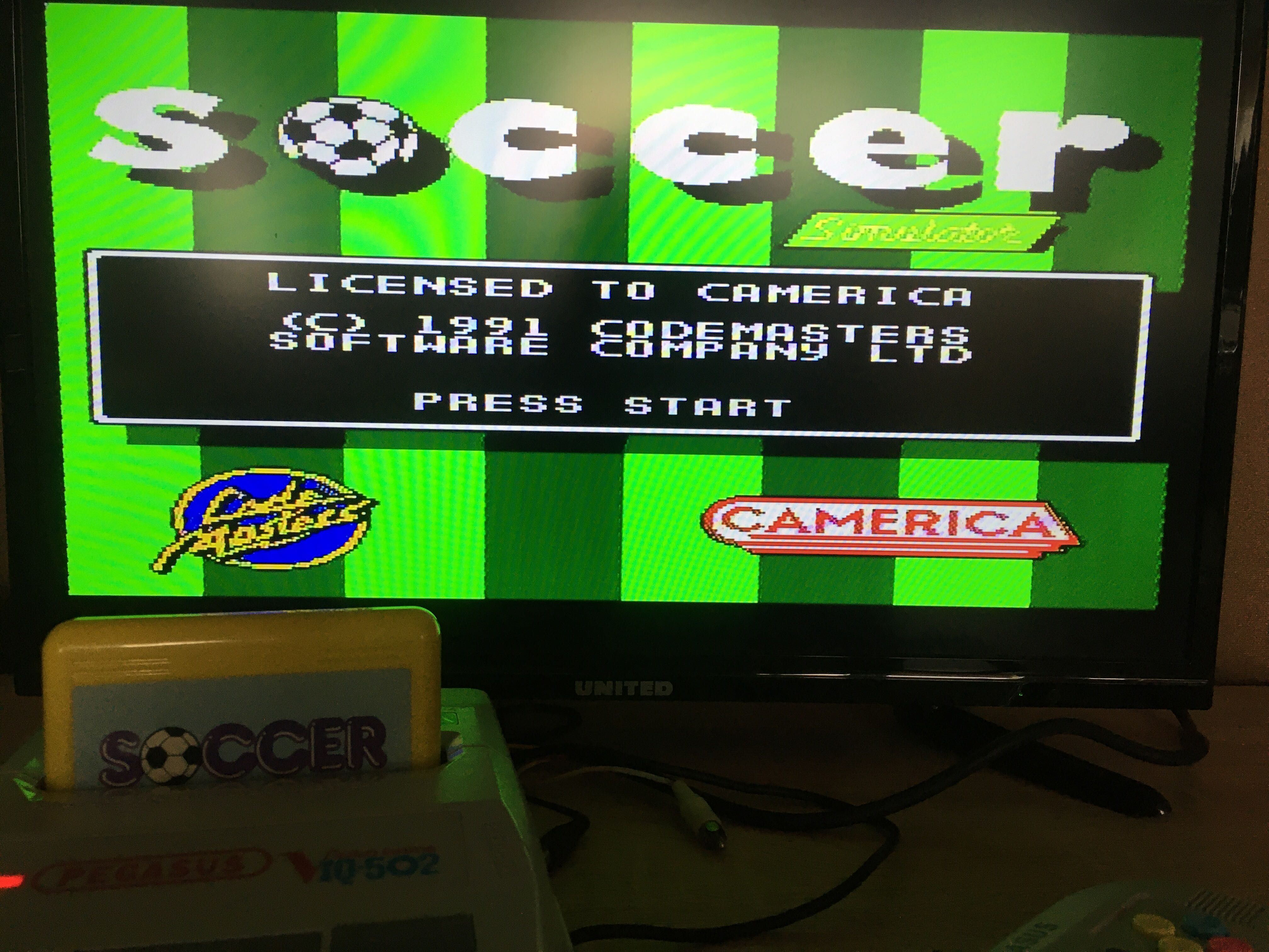 Pegasus gry Soccer. BIC Oryginalna kolekcjoner