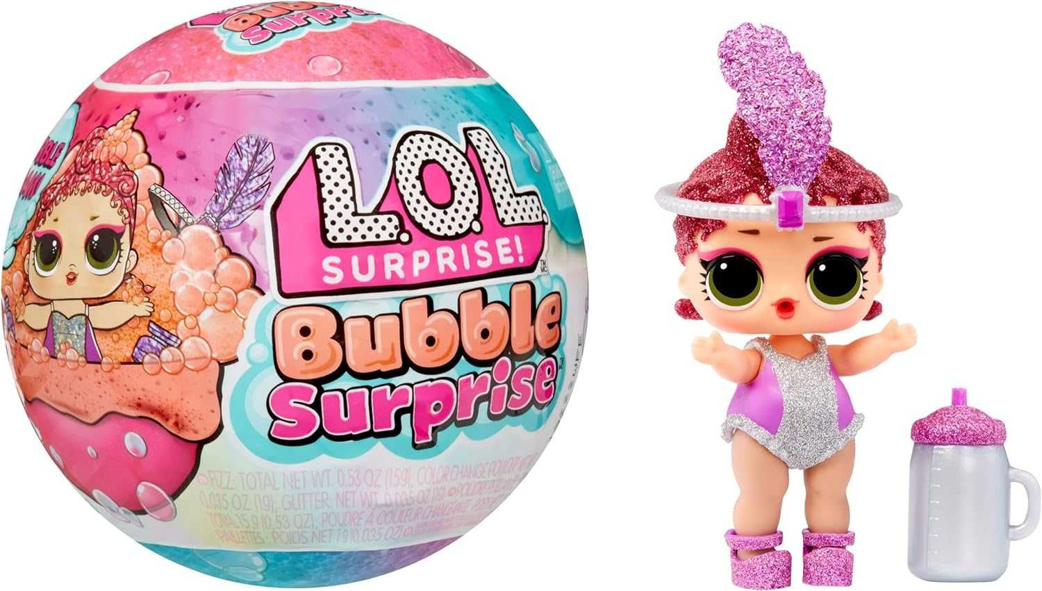 ОРИГИНАЛ! Кукла шарик Лол Бабл L.O.L. Surprise Color Change Bubble S3