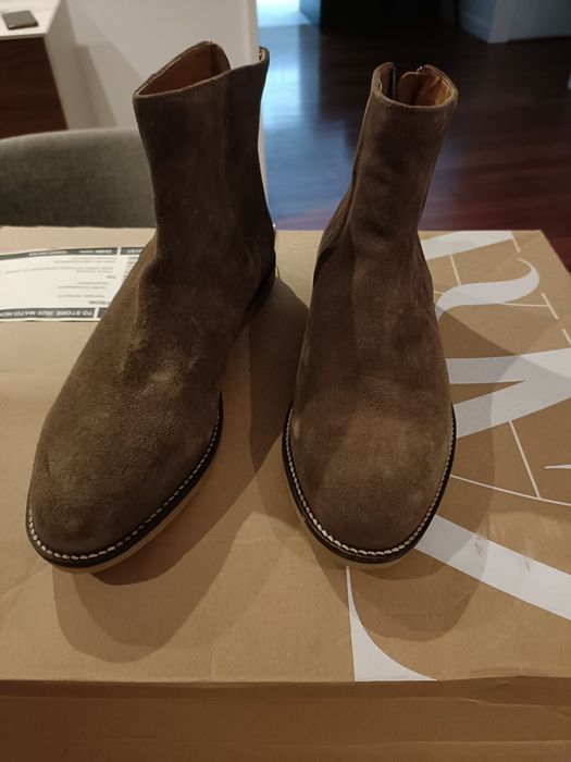 Botas camurça homem