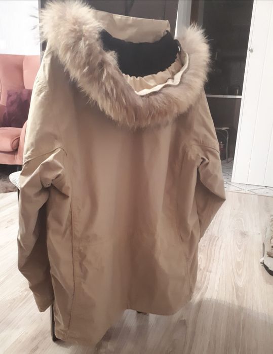 Skogstad  ocieplana jenot futerko naturalne
