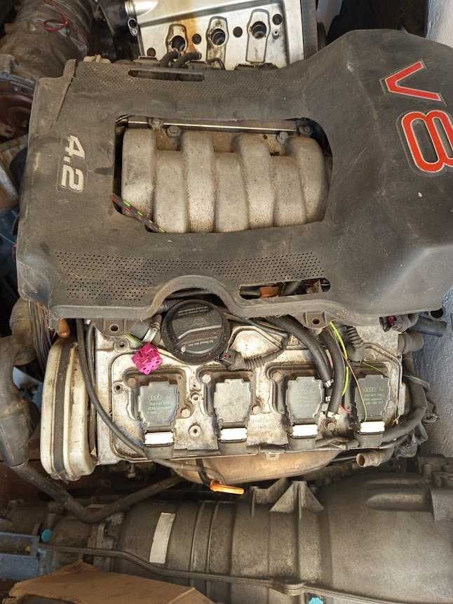 Silnik + ECU + skrzynia manual + tylny most Audi S6 PLUS AHK 326KM