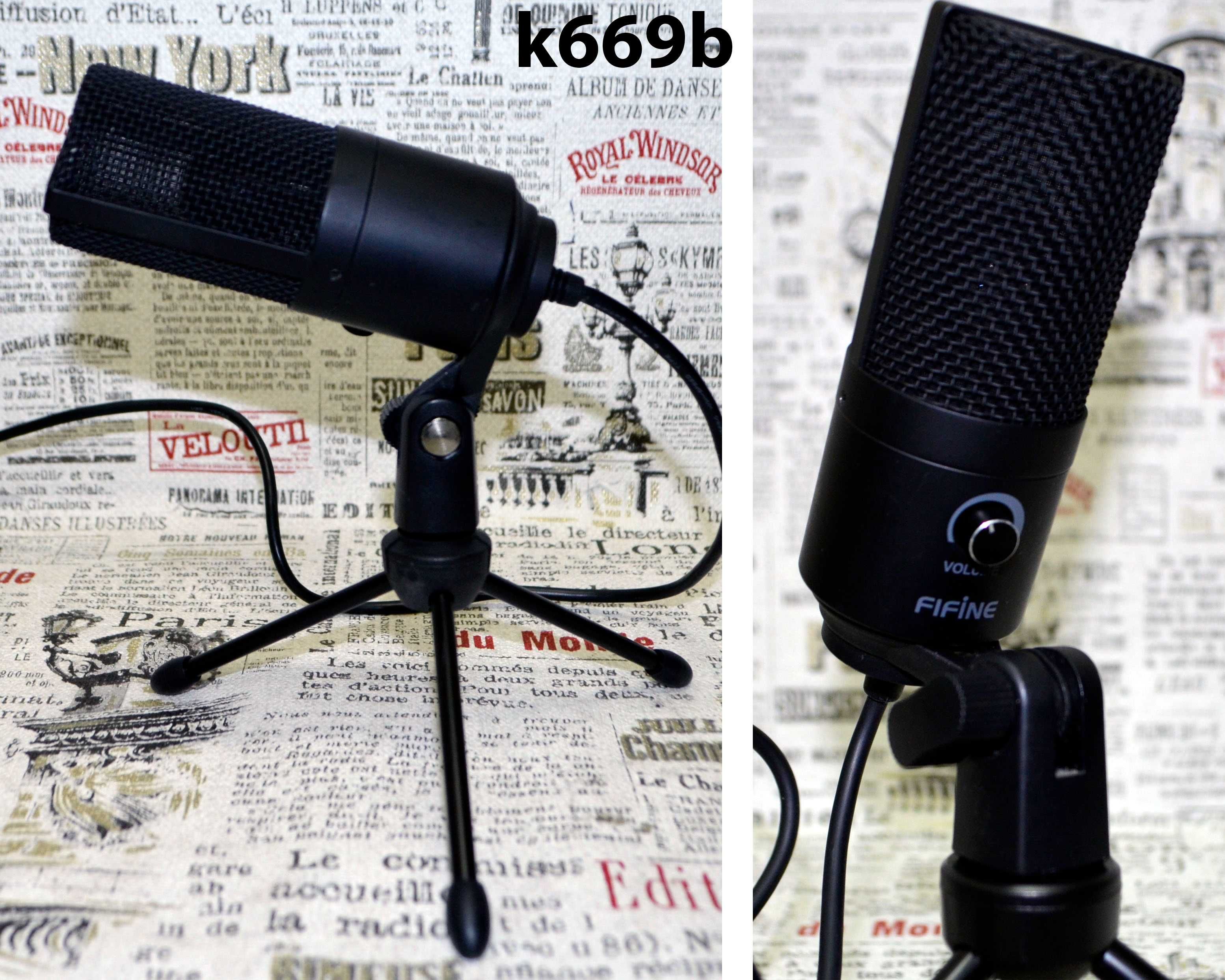 Микрофоны ПК/для стриминга, подкастов Fifine K669B Гарантия "Пешка"