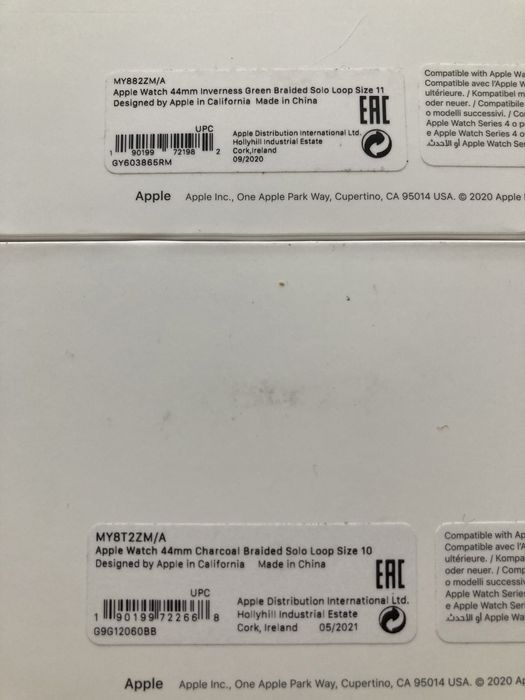 Ремешок оригинальный apple watch braided solo loop