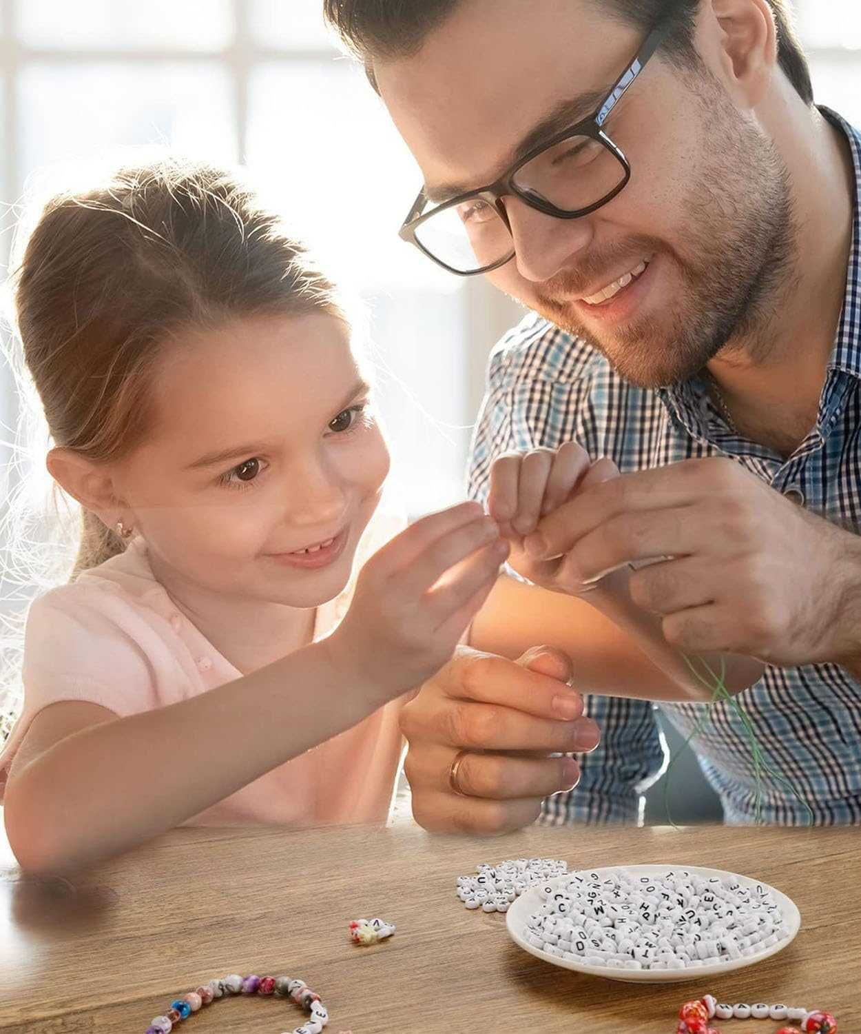 1400 Letras e símbolos para acessórios bijuteria artesanato 7x4mm NOVO