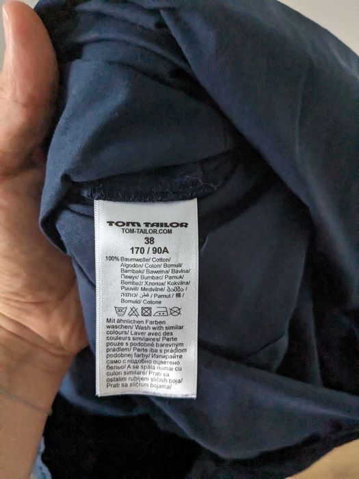 Sukienka granatowa Tom Tailor 38/ M z kieszeniami