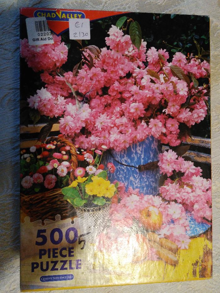 puzzle 500 sztuk-letni bukiet- wszystkie elementy-likwidacja kolekcji