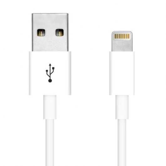Cabos Originais de Carregador iPhone USB-C e USB-A para Lightning