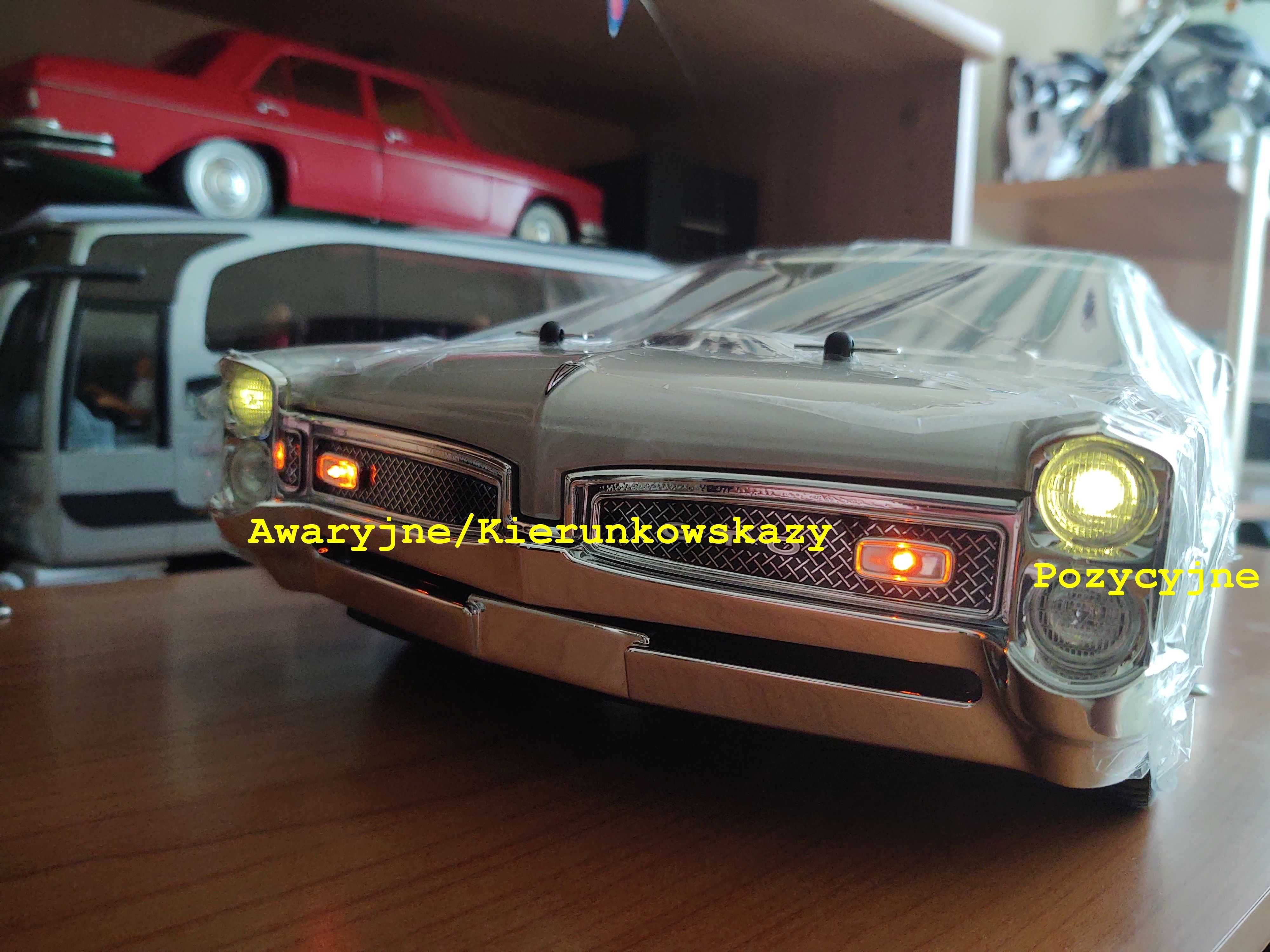 Pontiac GTO 1967 RTR skala 1:10 4WD KYOSHO Oświetlenie.Fabr Nowy