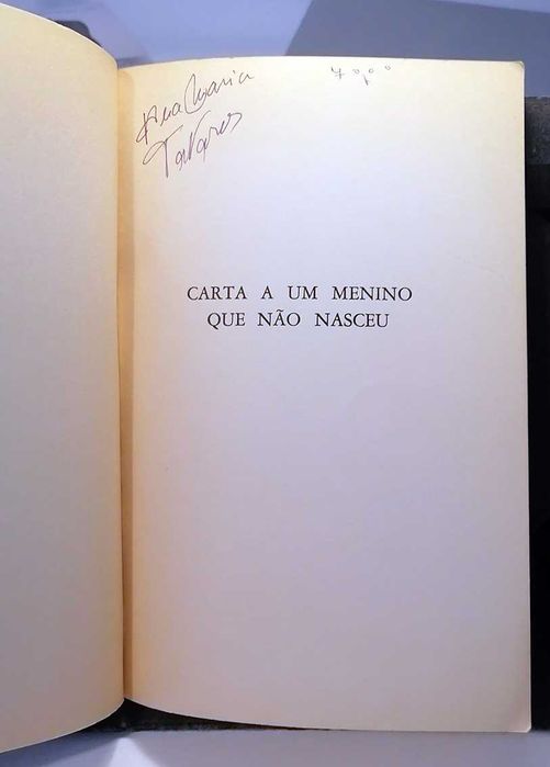 Carta a um Menino que Não Nasceu, de Oriana Fallaci