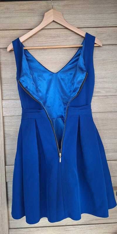 Niebieska sukienka Viva w rozmiarze 34 koktajlowa