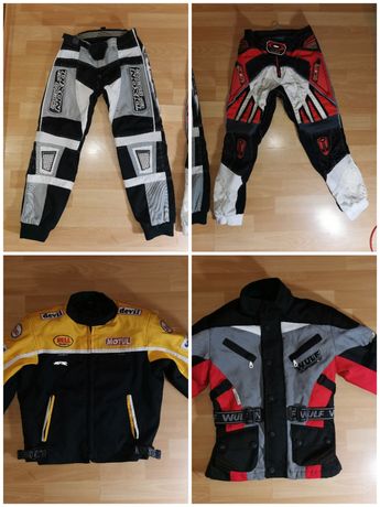 Spodnie i kurtka Motocyklowe Quady,crossowe,cross,roz.128/134  164/170