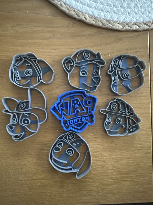 Wykrawaczki foremki do ciastek psi patrol