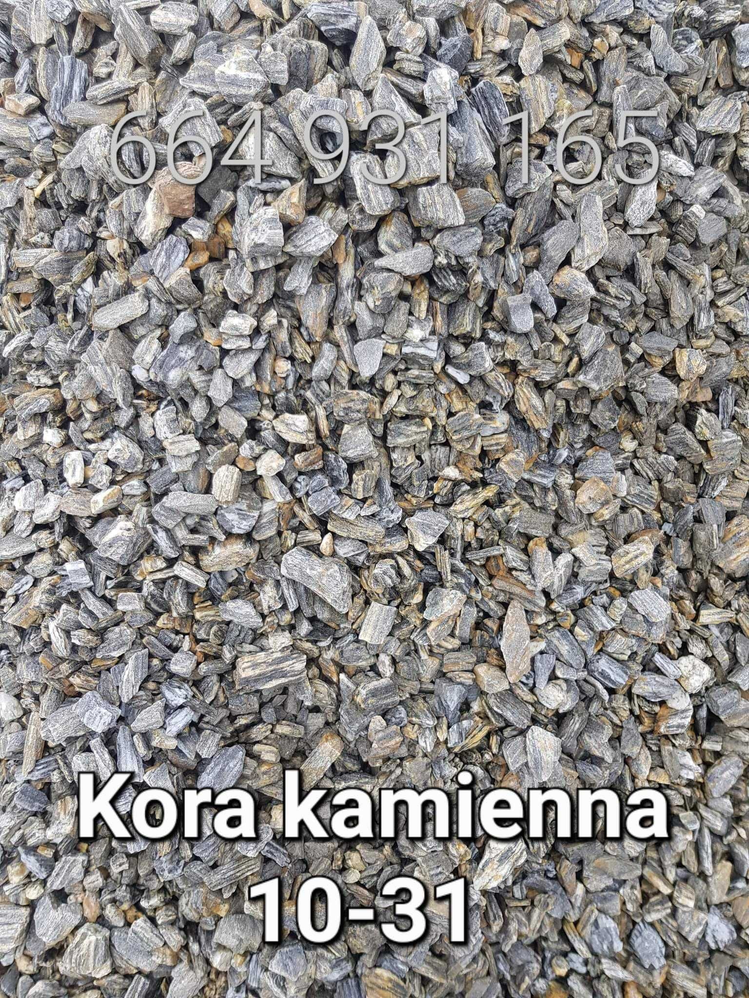 kora kamienna gnejs otoczak żwir granit bazalt piasek podłoże ogrodowe