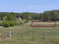 Sprzedam przekształconą działkę budowlaną 1000 m2 w Kurianach.