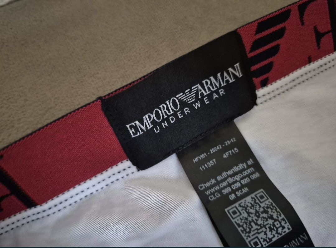 Bokserki Męskie 3pak Emporio Armani M