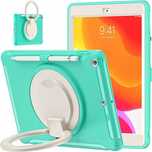 Etui do iPad 9/8/7 10.2" z Podstawką i Miejscem na Rysik Miętowe