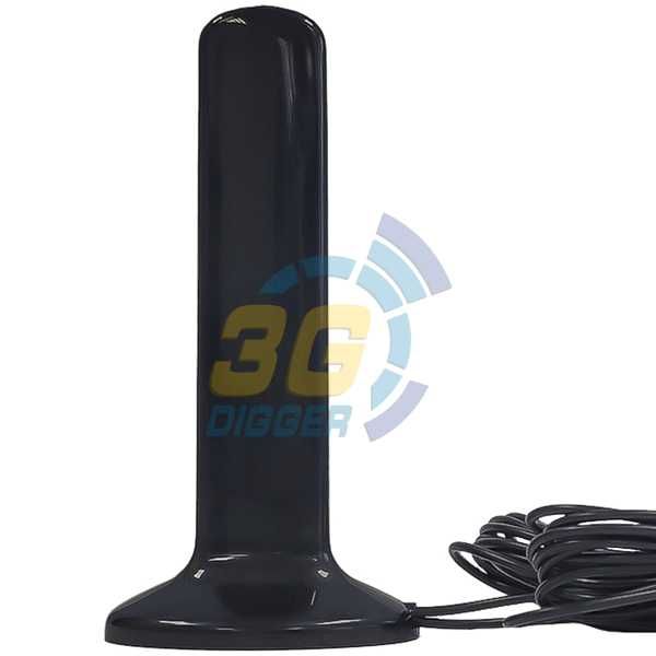 Автомобільна 3G/4G антена 16dB на магніті TS9 (MIMO 2x2) 700-2700МГц