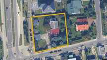 Działka 1704 m² z 2 domami 158m² i 2 garażami – Radom, ul. Godowska