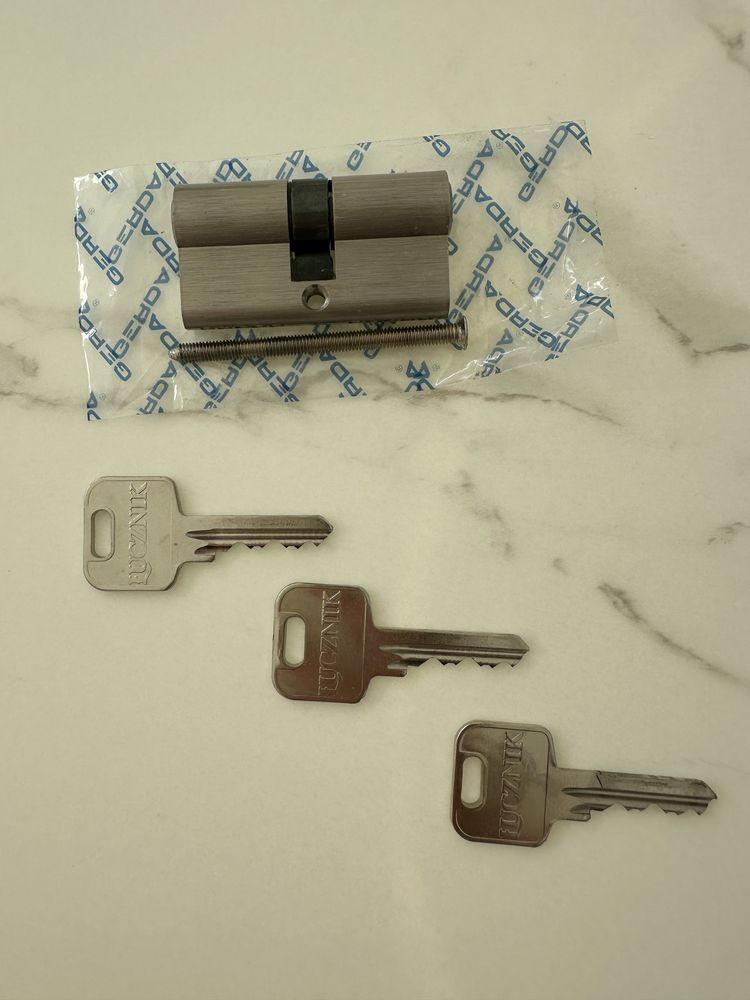 Łucznik wkładka System jednego klucza 30/30 3 klucze