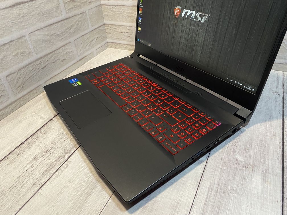 Ігровий! MSI Katana GF66/15.6" 144Hz/i5-11400h/RTX3060/Ram 16/SSD 512G