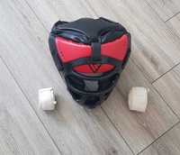 Боксерский шлем с сеткой и бампером RDX Guard T1,  XL размер