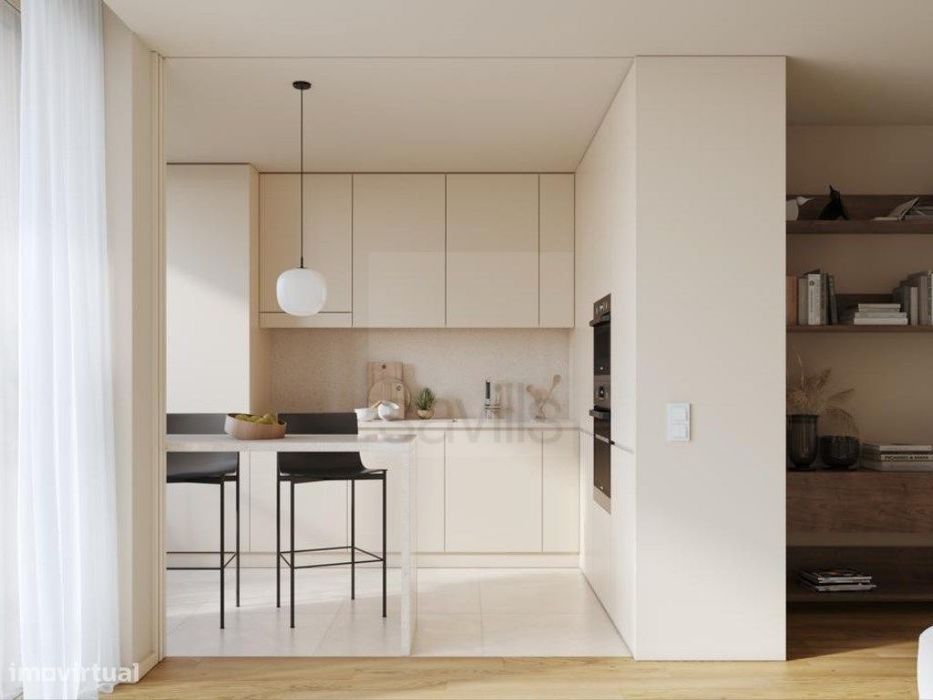Apartamento T2 em Matosinhos Sul com varanda