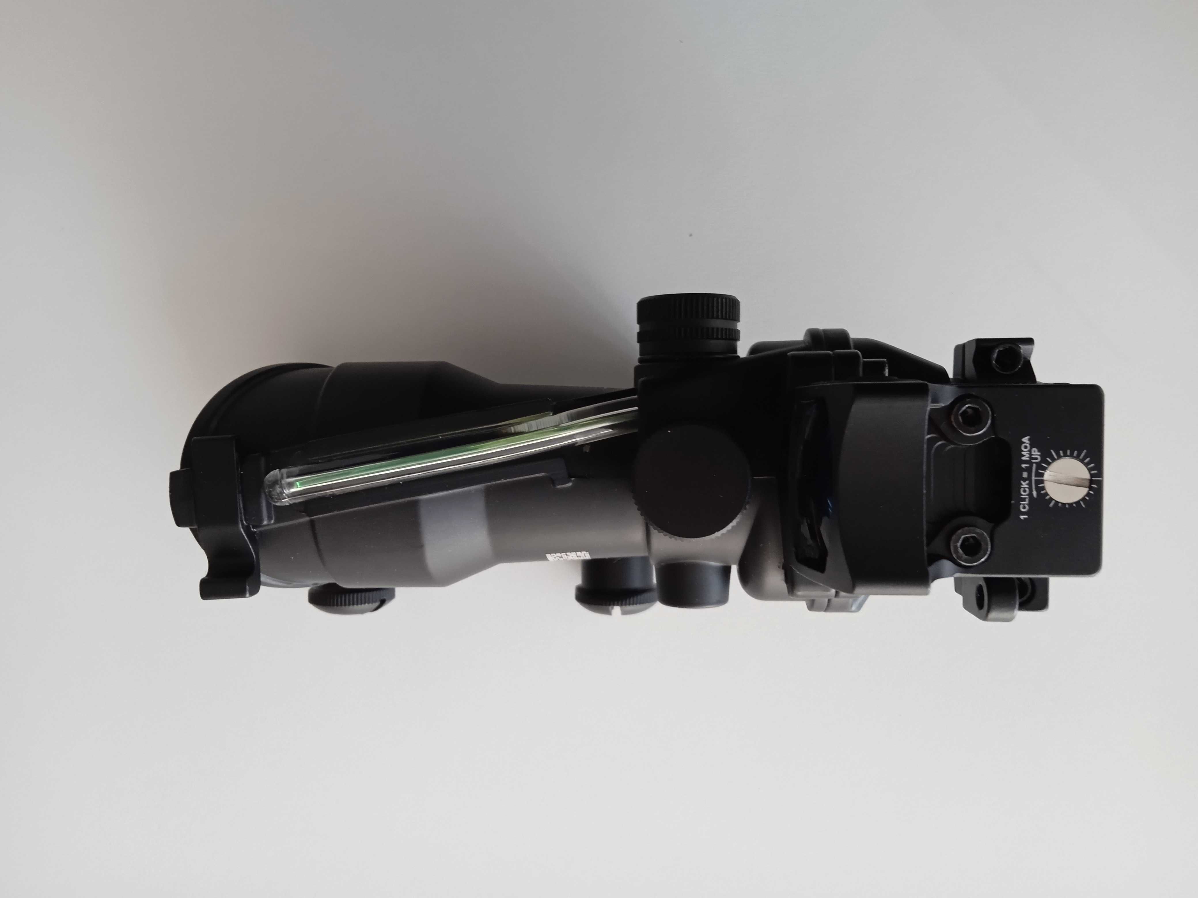 Luneta 4x ACOG światłowód + kolimator RMR 2w1 oznaczenia Trijicon ASG