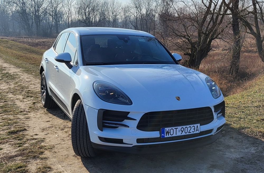 Porsche Macan Biały 2.0 Sport Edition Pneumatyka Bose (nie X3 Q5 XC60)