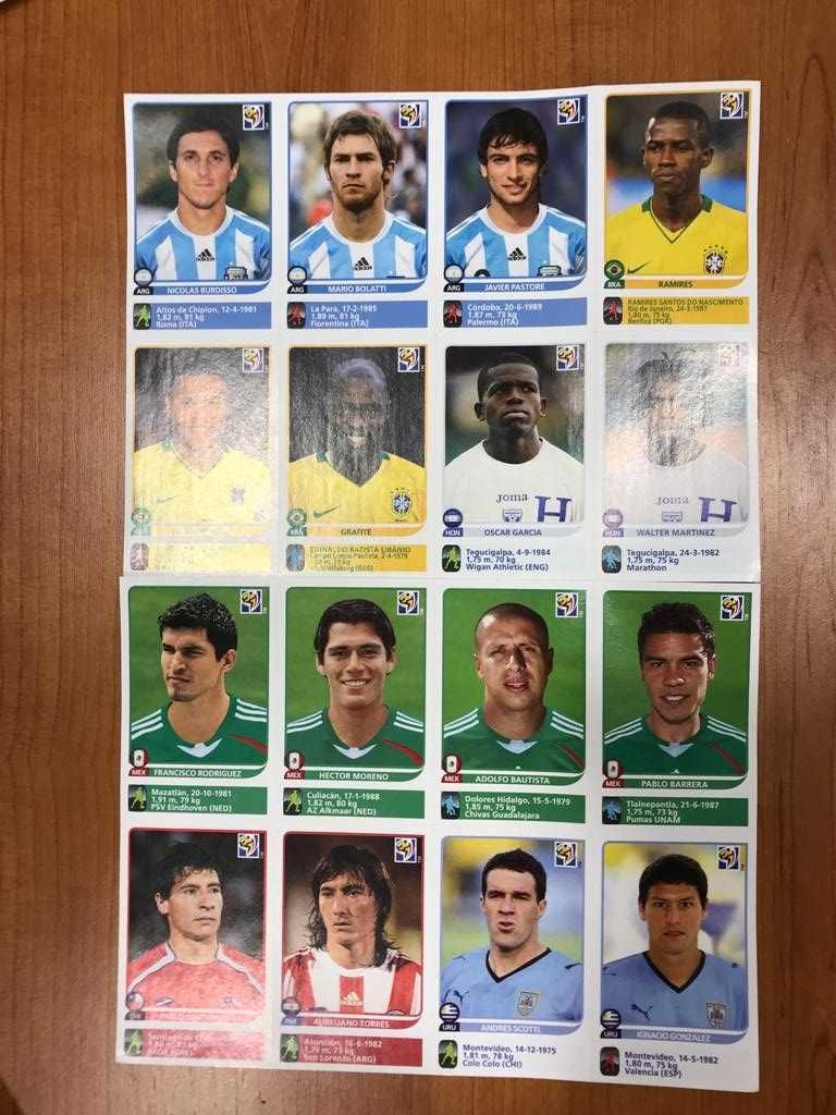 PANINI 80 EXTRA CROMOS PANINI WORLD CUP MUNDIAL SUDAFRICA 2010