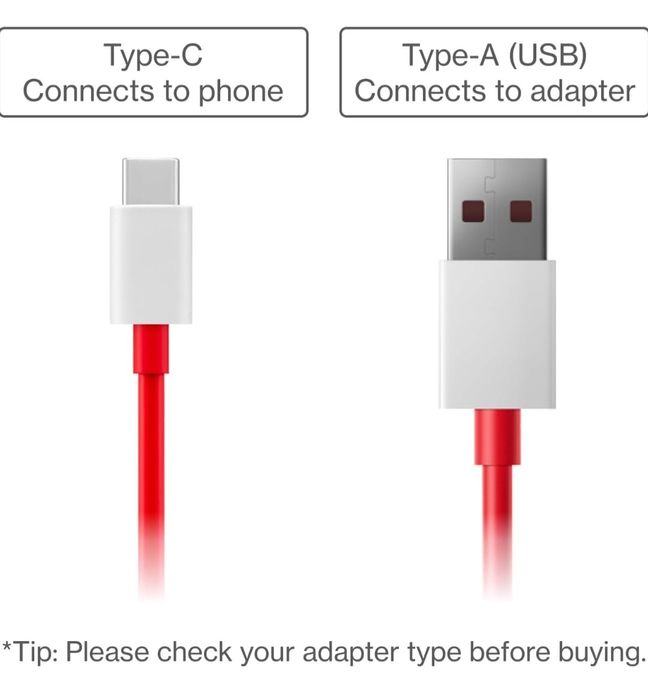 100 W SUPERVOOC ładowarka Oneplus + kabel USB typu C zamiennik