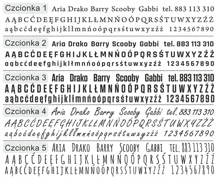 Obroża Skórzana Dla Kota Psa Dzwonek Grawer Identyfikator Czarna (s)