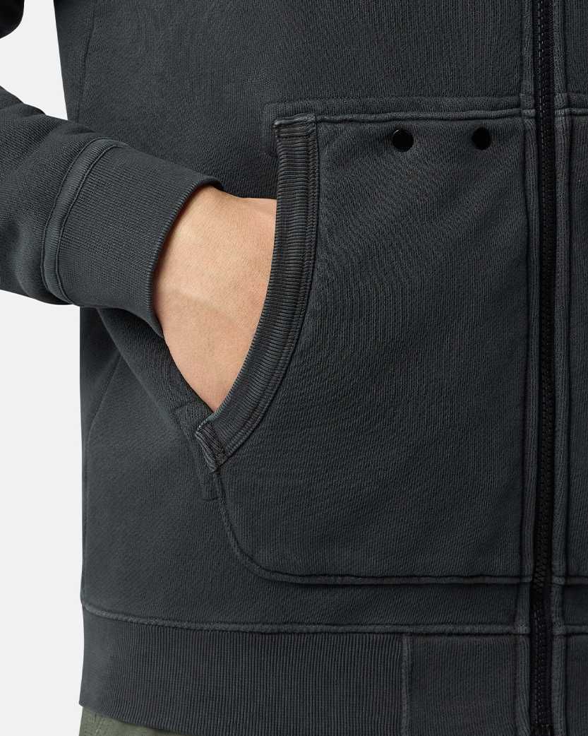 Світшот Stone Island 65241 Organic Cotton Diagonal Fleece 'Old' Effect