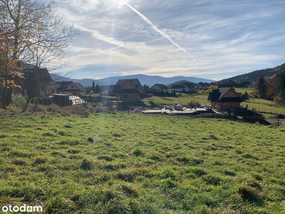 Piękna Działka Budowlana z Widokiem na Babią Górę