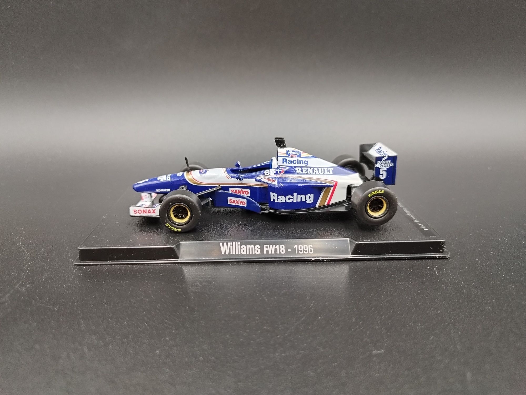 1:43 editorial Sol90 1996 F1 Williams FW18 Damon Hill  Gand Prix