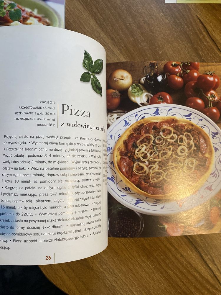 Kuchnia wloska pizza i spaghetti