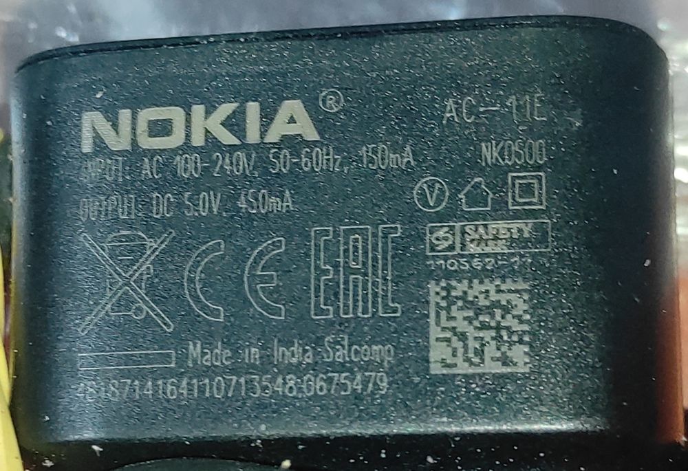 Продаю зарядные устройства Nokia, Samsung, Fly