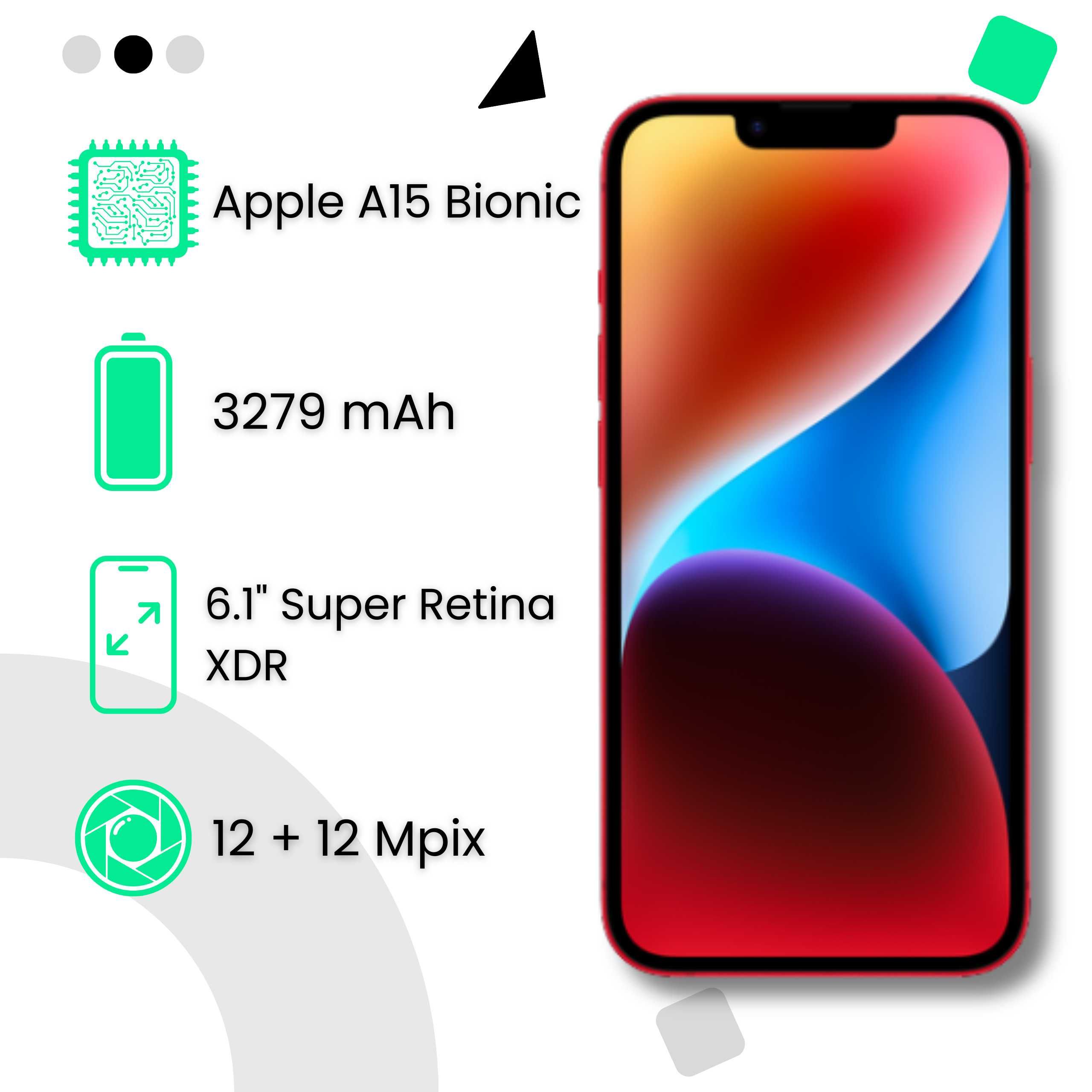 iPhone 14 128GB Red | 10 rat 0% | gwarancja 24 msc.