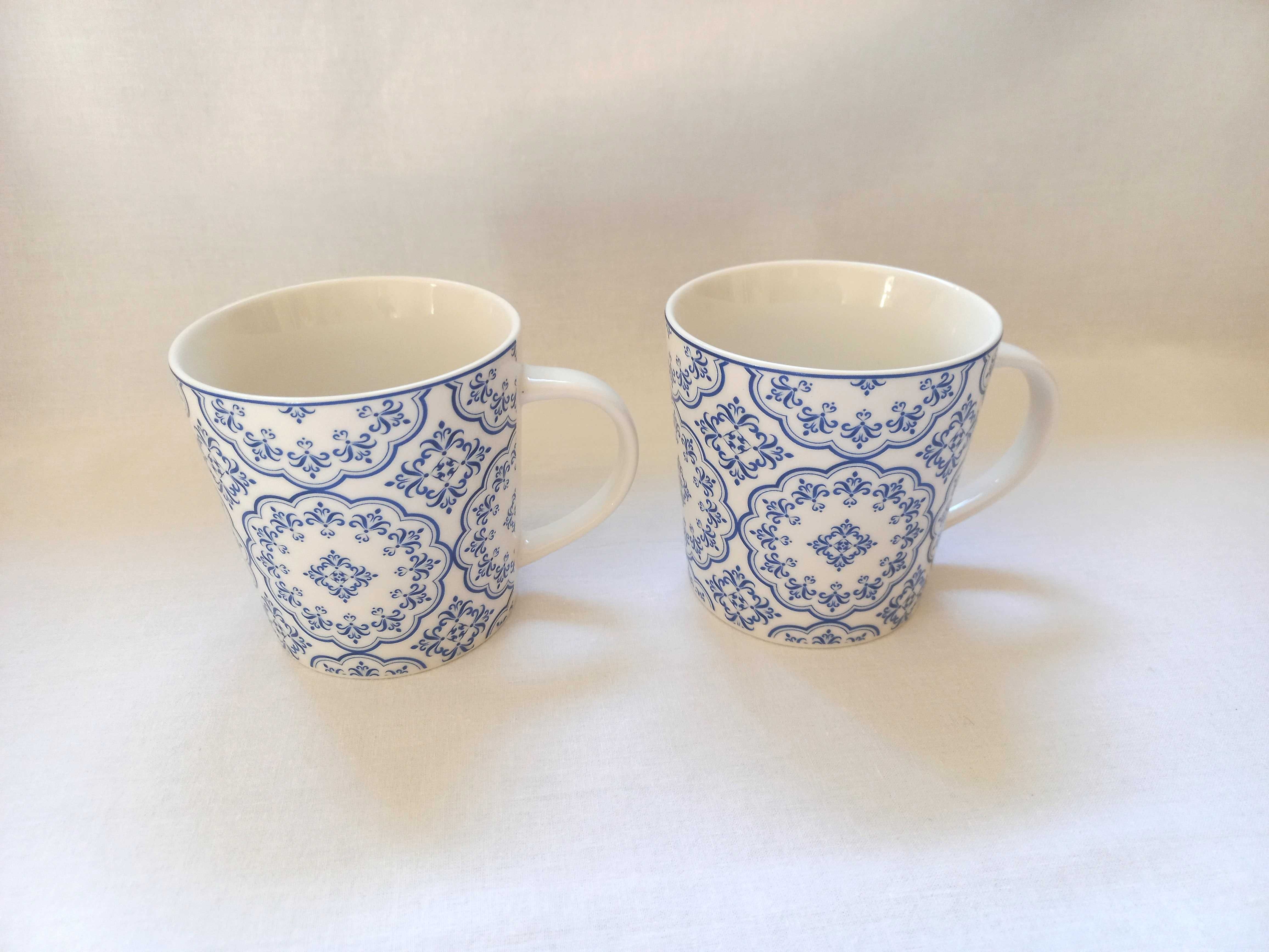 KUBEK latte 450 ml Porcelana wzór kpl.=2 NOWE