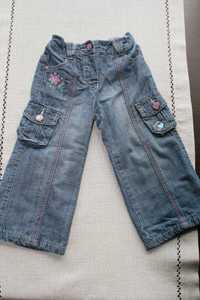 Spodnie jeansowe ocieplane George rozm. 92 / 98