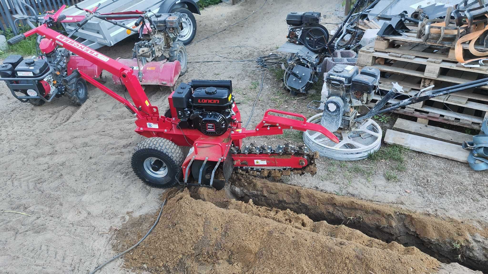 Koparka Łańcuchowa bez napędu 45cm Wypożyczalnia 200zł doba wynajem